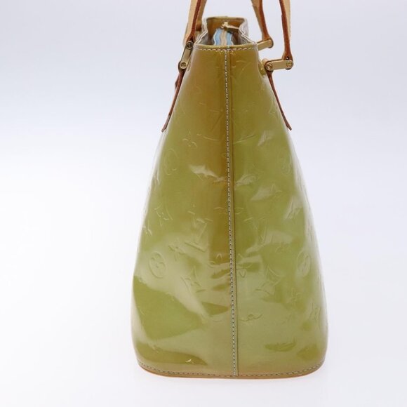 LOUIS VUITTON Monogram Vernis Houston Hand Bag Baby Blue - Picture 5 of 15